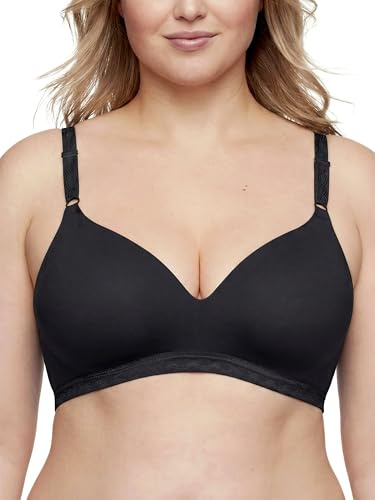 Warner's womens Cloud 9 Wire-free Contour bras, Rich Black, 34B US