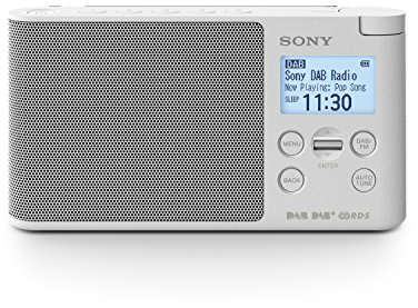 Sony XDR-S41D Radio Portable Digitale DAB/ DAB+/ FM RDS Blanc