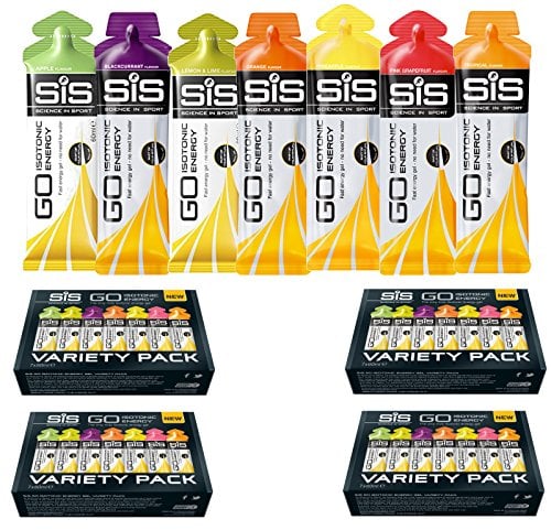 Lot de 7 variété de gels isotoniques 60 ml par Science in Sport