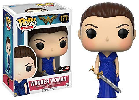 Funko POP Wonder Woman Blue Dress Exclusive Vinyl Figure