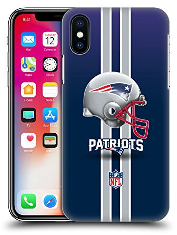 Head Case Designs Offizielle NFL Helm New England Patriots Logo Harte Rueckseiten Handyhülle Hülle Huelle kompatibel mit Apple iPhone X/iPhone XS