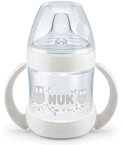 NUK 10215256 Nature Sense Learner Bottle, 150 ml , White
