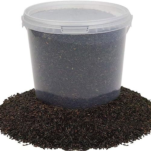 BusyBeaks Niger Seed | Premium Wild Bird Food | High Energy Nutritious Garden Feed Mix | Promotes Healthy and Strong Feathers | Great for Small Birds Like Finches Siskins Redpolls Sparrows (2.5L Tub)