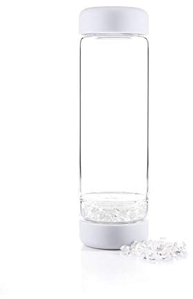 VitaJuwel inu! | bouteille d'eau en pierres précieuses | nuage blanc