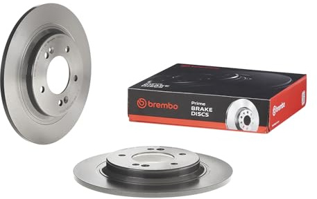 Brembo 08.D220.11 UV-beschichteter solider Bremsrotor hinten HYUNDAI/HYUNDAI (BEIJING)/KIA/KIA (DYK) OE# 584113V500 | Kompatibel mit: HYUNDAI GRANDEUR, i30, i30 FASTBACK, i30 Hatchback Van, i30 Kombi, i30 Kombi Van, IONIQ, KONA