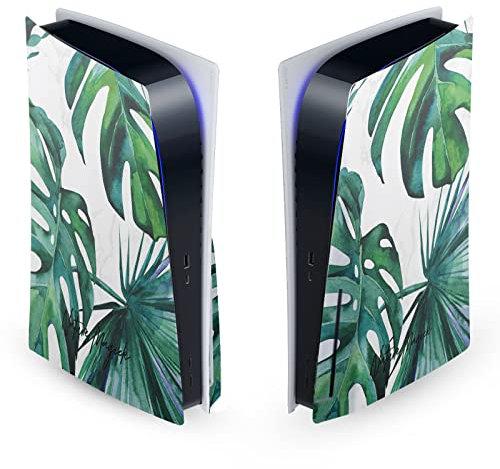 Head Case Designs Officially Licensed Nature Magick Green Art Mix Vinyl Faceplate Sticker Gaming Skin Decal Cover Compatible With Sony PlayStation 5 PS5 Disc Edition Console