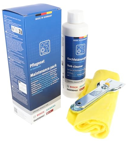 sparefixd Kit de nettoyage pour plaque à induction Cooke & Lewis avec grattoir et chiffon liquide