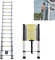 Scala Telescopica 4 metri, Scaletta Estensione in Alluminio, Scala Pieghevole Portatile, Scala Multiuso Carico Massimo 330lbs/150kg