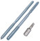 SKIR'CO (4 piezas) Pernos de suspensión M8 x 250 mm, Tornillos de espiga de rosca de doble extremo, Pernos de doble cabeza
