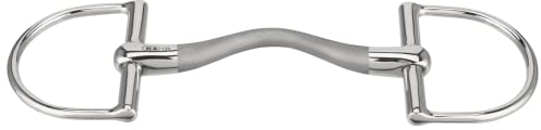 Sprenger SATINOX cm D-Ring Stangengebiss 14 mm - Edelstahl rostfrei, 135 mm Weite
