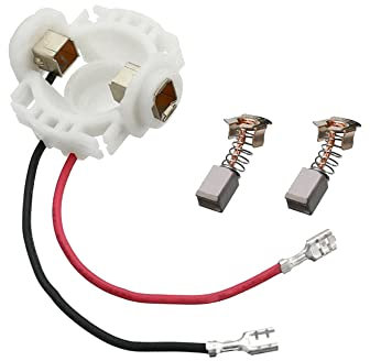 Trade-Shop Motorkohlen-Halter inkl. 2 Kohlebürsten kompatibel mit Makita 4333D BSR730SH DSS500 DSS501 BSS500 BSS501 DCS550 DUC122 BUC122 DJS161