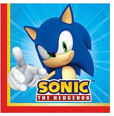 20 servilletas Sonic Party