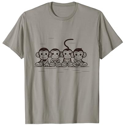 Affen in Schuhen T-Shirt