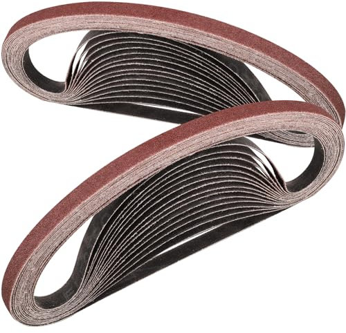 STEBRUAM Sanding Belt 9 x 533 mm,30PCS 150 Grit
