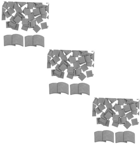 BESTonZON 210stücke Miniatur Dachziegel Lebensechte Tondachziegel Für Mikrolandschaften Dekoration Sandtisch Zubehör Und Präsentation