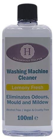 Washing Machine Cleaner, Eliminates Odours, Mould and Mildew, Alcohol Free, Vegan (Lemony Fresh)