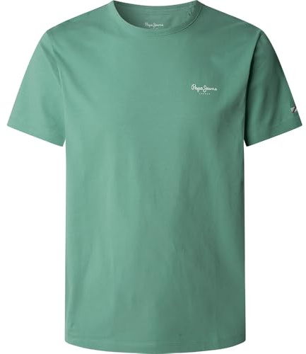 Pepe Jeans T-Shirt pour Homme, Vert Sauge, XXL