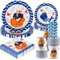 WenmthG 100 PCS Piraten Partygeschirr Set - Piraten Deko Kindergeburtstag - Piraten Geburtstag Deko für Jungen Madchen - Kindergeburtstag Deko mit Pappteller, Servietten... für 20 Gäste