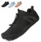 Acfoda Chaussures de Trail Running Homme Femme Chaussures Larges de Pieds Nus Confort Antidérapante Sport Outdoor & Indoor Fitness et Zéro Drop Semelles Noir 39