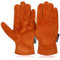 Escort Tools® Strapazierfähige Leder-Gartenarbeitshandschuhe, dornensicher, Touchscreen, Utility-Arbeitshandschuhe, atmungsaktiv, reißfest, hohe Geschicklichkeit, Mechaniker-Handschuhe, Uni,