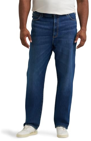 Lee Men's Big & Tall Extreme Motion Loose Jean, Fruition, 44W x 32L