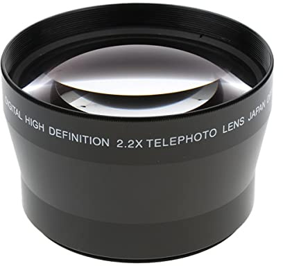 Microscope Accessories 72mm 2.2x Telep Telephoto Lens Teleconverter For 24-120mm 18-200mm Camera Universal Durability And Reliable Performance