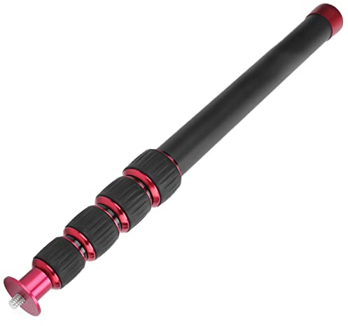 Culnflun Camera Monopod, Verlängerungsstange Stativ Einziehbar, Manbily Kamera Monopods Stativ Verlängerung Stange LR255 Aluminium Legierung Monopod Rohr, DSLR-Kamera Einbeinstativ Verlängerungsstange