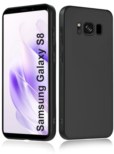 Simply Speakers Handyhülle für Samsung Galaxy S8 Hülle, Anti-Schock, Antikratzer, Anti-Rutsch Schutzhülle, Unterstützt kabelloses Laden, Anti-Fingerabdruck Case