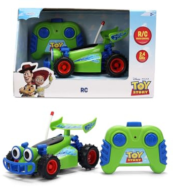 Jada Toys Disney Pixar RC Toy Story Turbo Buggy (14 cm) – ferngesteuertes Spielzeugauto aus Toy Story, vorwärts & rückwärts, für Fans und Kinder ab 3 Jahren, inkl. Fernbedienung