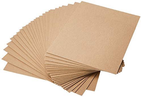 Grafix Medium Weight Chipboard Sheets 8.5X11 25/Pkg-Natural Crafts, Papier, Natur, 8-1/2 x 11