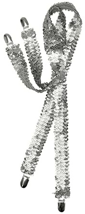 Bristol Novelty Unisex Adult Sequin Braces