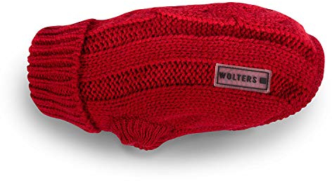 Wolters | Zopf-Strickpullover - rot | Rückenlänge 35 cm