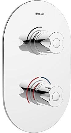 Bristan AR3 SHCVO C Artisan Recessed Thermostatic Dual Control Shower Valve - Chrome