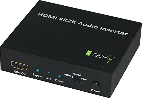 Techly IDATA-HDMI-AI4K HDMI/DVI 4K2K Audio Inserter 103687 Schwarz