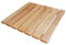 C.M. Pedana Doccia Legno 58x58 in Legno Massello per Piatto Doccia 80x80