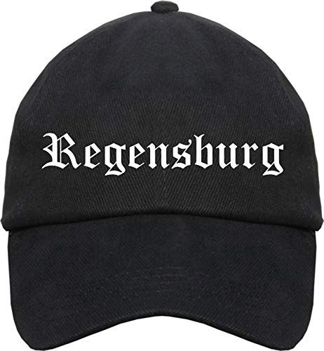 sostex Regensburg Cappy - Altdeutsch Bedruckt - Schirmmütze Cap Einheitsgröße Schwarz