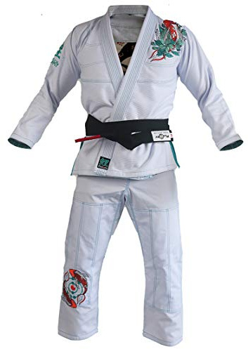 FLUORY Ladies Brazilian Jiu Jitsu Suit Female BJJ Gi Kimonos Women BJJ Uniform