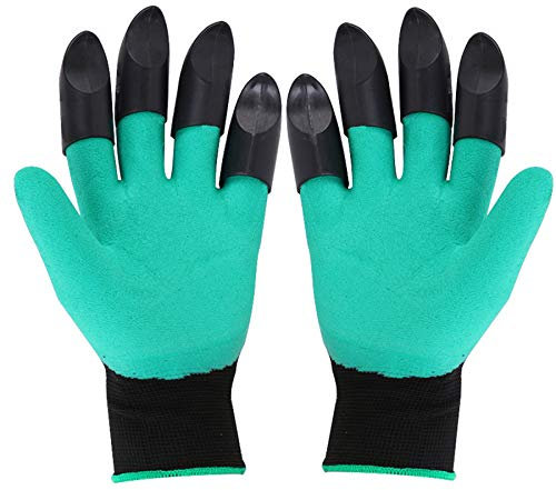 Gardening Gloves,Gardening Gloves for Men/Women,Garden Gloves, Waterproof Gardening Gloves with Claws Safe for Pruning Roses, Digging, Planting, Raking.(1 Pair)
