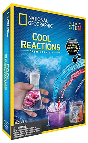 National Geographic Cool Reactions Chemie-Set, mehrfarbig