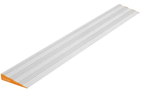 LIEKUMM 2.5x90 W 800 kg Kapazität Rollstuhlrampen für Ransitionsschwelle, Stufen, Türen, Supermarkteinstieg und Garage, leichtes Aluminium, Schwellenrampe, 2.5x90 W