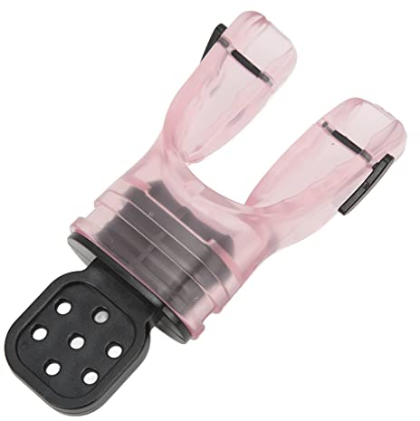 Silikon-Mundstück, Komfortables Tauchschnorchel-Mundstück Thermoplastisches Mundstück Tauchschnorchel-Zweite Stufe Atemregler-Mundstück(Schönes Pulver) Tauchen