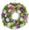 Osterfreiheit! Oster-Frühlingskranz, 28,4 cm Osterkranz mit bunten Eiern, künstlichen Blumen und grünen Blättern, zum Aufhängen an Haus, Innen- und Außenbereich, Haustür-Wanddekorationen (Kranz 7)