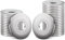 100 arandelas grandes M3, Leryati de acero inoxidable, DIN 9021, A2, V2A, planas, arandelas para carrocería, lavadoras planas inoxidables para tornillos, tuercas y varilla roscada