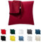 Kissenbezug 45x45 Mikrofaser Premium 2er Set Kissenhülle Deko für Kissen Sofa/Bett Stoff Superweicher Resistent Hypoallergen Anti-Milben Atmungsaktiv Kopfkissenbezug mit Verdecktem Zip Voll Waschbar