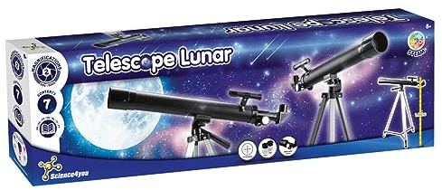 Science4you Mondteleskop für Kinder - Fernrohr für Kinder und Anfänger mit Fokallänge 600 mm, Spielzeug für Junge und Mädchen mit Teleskop für Kinder ab 8+, Geschenke für Junge und mädchen 8+ Jahre