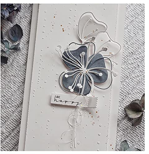 IOSPKKIO® Lotusblatt-Stanzformen, Feiertags-DIY-Dekoration, Stanzschablonen, Metallform-Stanzformen, Scrapbooking, Stanzformen für die Kartenherstellung, DIY Schnittschablonen