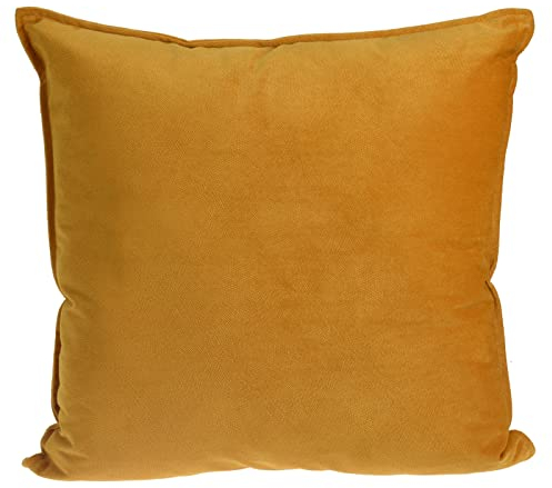 HTI living Kissen 45 x 45 cm Dekokissen Sofakissen Ocker