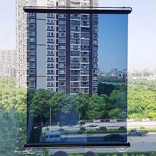 GTPBAO Rollos Autofenster-Rollos mit Saugnäpfen, Einseitig Durchsichtiges Rollo für Büro, Arbeitszimmer, Schlafzimmer, Höhe 150cm 200cm (Size : 73x150cm/28.7x594in)