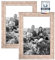 CABBEL Doppelpack (2er Set) Bilderrahmen 15x21 cm, Birke, stabiles MDF-Holz Rahmen, bruchsicherem Plexi-Glas, zum Aufhängen & Aufstellen, ideal für Fotos/Bilder/Collage