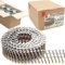 Lun Fix 16° Grad Ring Drahtgebundene Coilnägel 2,5 x 50 mm | Packung 9000 Stück |Ringschaftnägel | Gasnagler | Akku-Nagler | Blank Nägel | Ringschaft | für Druckluftnagler | Unverzinkt | Spule.